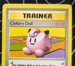Clefairy Doll 70/102 Base Set Rare Trainer Pokemon Vintage Wotc Lightly Played - Image 2