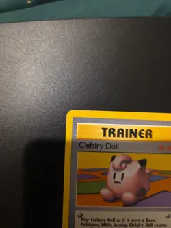Pokemon TCG Clefairy Doll Base Set Rare Card 70/102 Trainer - Image 2