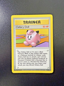 Pokemon Base Set 70/102 Clefairy Doll 1999 Trainer Rare WOTC NM- - Image 3