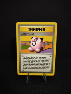 Clefairy Doll 70/102 Trainer Base Set Unlimited Rare 1999 English Pokemon NM - Image 1