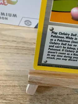 Clefairy Doll 70/102 Rare Base Set Trainer Pokemon Card 1999 Near Mint - Image 4