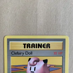 Clefairy Doll 70/102 Rare Base Set Trainer Pokemon Card 1999 Near Mint - Image 2