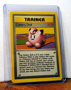 POKEMON CLEFAIRY DOLL 70/102 RARE TRAINER BASE SET LP-NM - Image 5