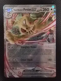 Pokemon TCG - Team Rocket's Persian ex 150/182 Double Rare Destined Rivals [NM] - Image 1