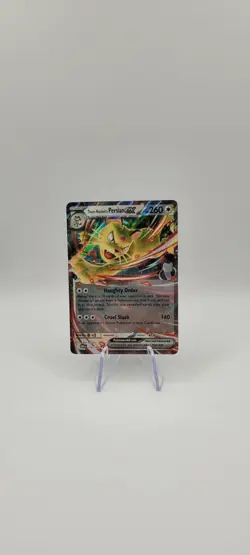 Pokemon TCG: Team Rocket's Persian ex 150/182 Sv10: Destined Rivals Holo Card NM - Image 1