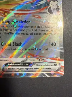 NM Team Rocket's Persian ex 150/182 Destined Rivals Holo Pokemon card English - Image 5