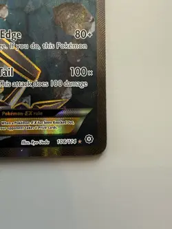 Steelix EX (Full Art) 108/114 XY-Steam Siege Holo Pokemon Card (LP) - Image 5