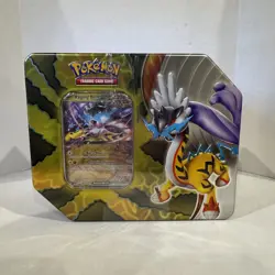 Pokemon TCG Raging Bolt EX Tin - 5 Booster Packs FACTORY SEALED - Image 1