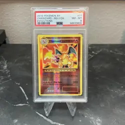 2016 Pokemon XY Evolutions Charizard Reverse Holo 11/108 #11 PSA 8 NM-MT - Image 1