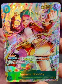 One Piece CCG Jewelry Bonney OP12-118 Sec Alt Art Legacy of the Master English - Image 1