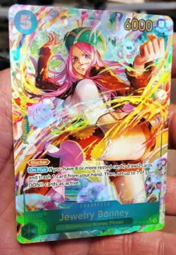 One Piece CCG Jewelry Bonney OP12-118 Sec Alt Art Legacy of the Master English - Image 3