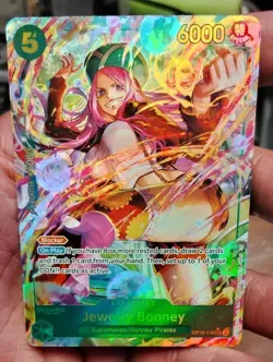One Piece CCG Jewelry Bonney OP12-118 Sec Alt Art Legacy of the Master English - Image 5