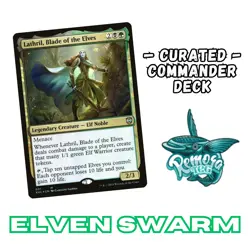 Lathril, Blade Of The Elves of Commander Deck MTG | Elf Tribal EDH Deck - Image 1