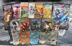 Lot of 11 Pokemon Jumbo Cards - Includes Pikachu, Mewtwo, Greninja, Lugia - Image 1