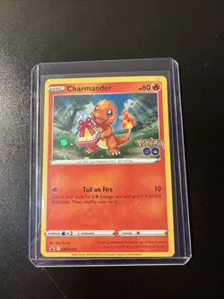 Pokemon Go TCG Charmander SWSH232 Holo Black Star Promo NM - Image 1