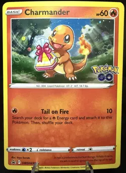 Pokemon TCG Charmander Black Star Promo SWSH232 - Pokemon Go - Image 1