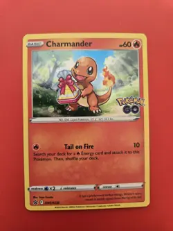 Pokemon Go TCG Charmander SWSH232 Holo Black Star Promo NM - Image 1