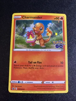 Pokemon TCG Charmander SWSH232 Holo Black Star Promo - Image 1