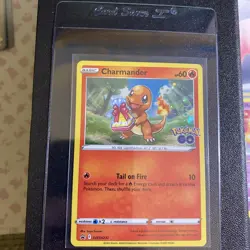 Pokemon TCG Charmander SWSH232 Holo Black Star Promo - Image 3