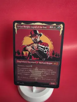 Mtg Magic Arthur Morgan Red Dead Redemption Playtest Card Commander EDH NM Matte - Image 2