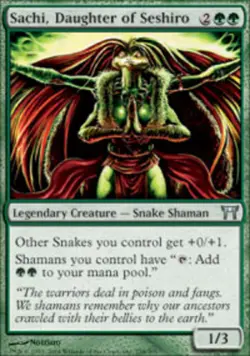 Mint/Near-Mint, English - 1 x MTG Sachi, Daughter of Seshiro - Foil Champions of - Image 1