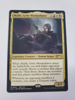 Malik, Grim Manipulator - Secret Lair - Near Mint - Magic the Gathering - Image 1