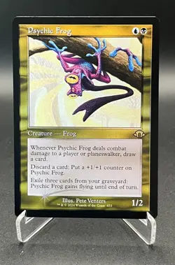 Psychic Frog #433 - Retro Frame Foil - Modern Horizons 3 - MTG Magic - Image 1