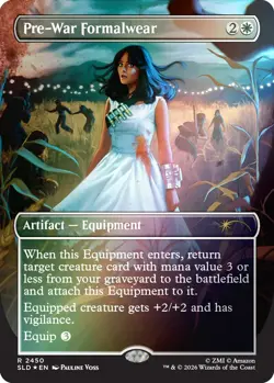 Pre-War Formalwear (2450) - FOIL - Secret Lair x Fallout MTG NM - PRESALE - Image 1