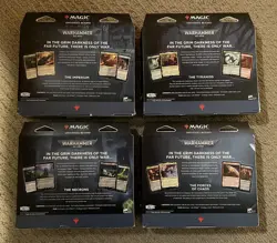 MTG Warhammer 40K Commander Deck - Set of 4 - NEW & SEALED - Image 2