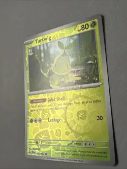 Pokemon TCG * SV Temporal Force * 10/162 Turtwig REVERSE HOLO Common * FRESH PK - Image 2