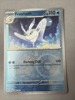 Pokemon TCG * SV Temporal Force * 46/162 Frosmoth REVERSE HOLO Common * FRESH PK - Image 1