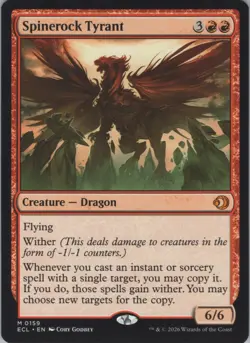 MTG Normal Spinerock Tyrant M Lorwyn Eclipsed 159 NM - Image 1