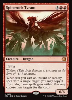 Spinerock Tyrant 159 NM Lorwyn Eclipsed MTG - Image 1