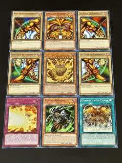 Exodia Full 5 Piece Set + Incarnate + Obliterate!!! + Necross | YuGiOh! - Image 1
