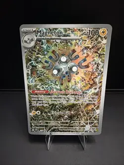Magneton ⚡ SVP 159 Pokemon TCG Surging Sparks Black Star Promo Card, Sealed - Image 1