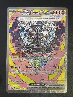 Cornerstone Mask Ogerpon ex 160/131 Prismatic Evolutions Pokemon TCG Card MINT - Image 1