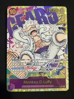 OP05-119 Monkey D. Luffy SEC Alt Art / Awakening of The New Era GEAR 5 NM - Image 1