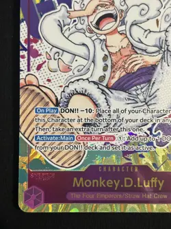 OP05-119 Monkey D. Luffy SEC Alt Art / Awakening of The New Era GEAR 5 NM - Image 3