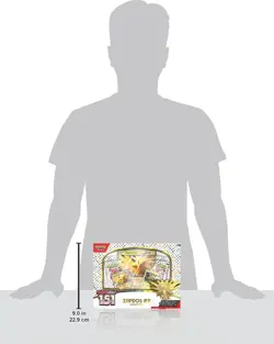 Zapdos EX Pokemon 151 TCG Scarlet & Violet Collection with 4 Booster Packs - Image 2