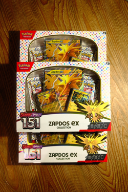 Pokemon TCG Scarlet & Violet 151 Zapdos Ex Collection Pokemon - Image 1