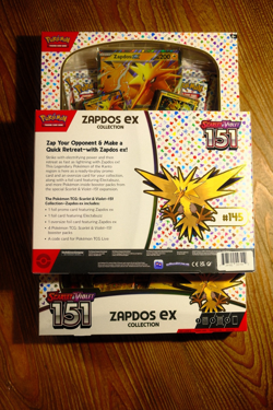 Pokemon TCG Scarlet & Violet 151 Zapdos Ex Collection Pokemon - Image 2