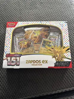 Pokemon 151 Box Zapdos EX Collection Box Scarlet & Violet TCG Sealed - Image 1