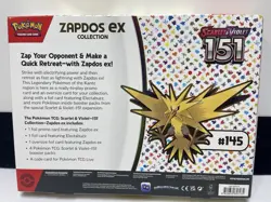 Pokemon TCG Scarlet & Violet 151 Zapdos Ex Collection |BRAND NEW - Image 2