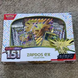 Pokemon: Scarlet & Violet 151 Zapdos EX Box 820650853135 - Image 1