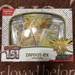 Pokemon TCG Scarlet & Violet 151 Zapdos Ex Collection |BRAND NEW SEALED Pokemon - Image 1