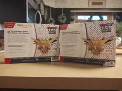 Pokemon TCG Scarlet & Violet 151 Zapdos EX Collection Box Sealed 2 TOTAL!!! - Image 2