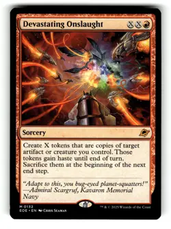 Devastating Onslaught Edge of Eternities 132 Near Mint - Image 1
