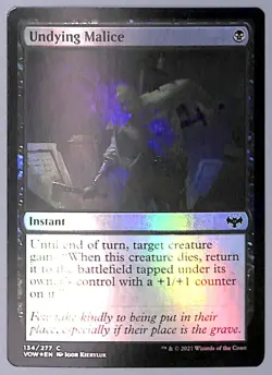 Undying Malice - Foil - 134 - Innistrad: Crimson Vow (VOW) MTG - Image 1