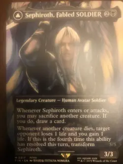 Sephiroth, Fabled SOLDIER (0317) (Borderless) Final Fantasy Regular - Image 1
