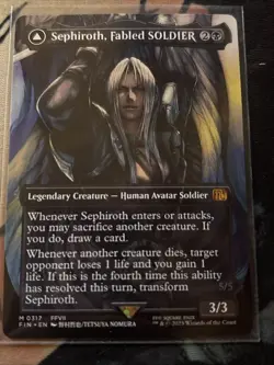 Sephiroth, Fabled SOLDIER (0317) (Borderless) Final Fantasy Regular - Image 1